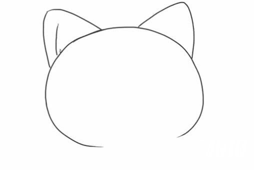 招财猫简笔画的画法步骤教程 可爱的招财猫简笔画怎么画