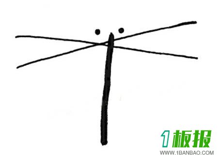 简单的蜻蜓简笔画图片