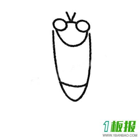 知了的简笔画图片大全