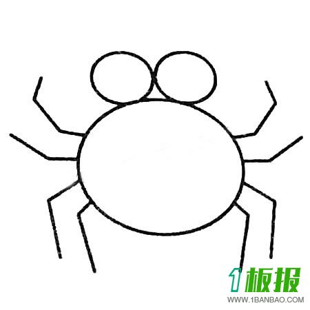 蜘蛛简笔画图片及画法步骤