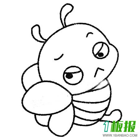 蜜蜂简笔画图片大全