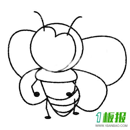 蜜蜂简笔画图片大全