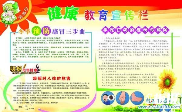 幼儿园健康教育宣传栏设计图片