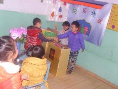 幼儿园餐厅烧烤区角