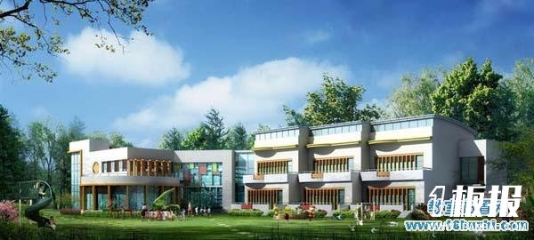 幼儿园建筑设计效果图