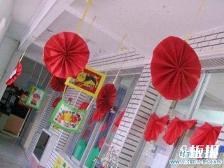 元旦幼儿园走廊环境