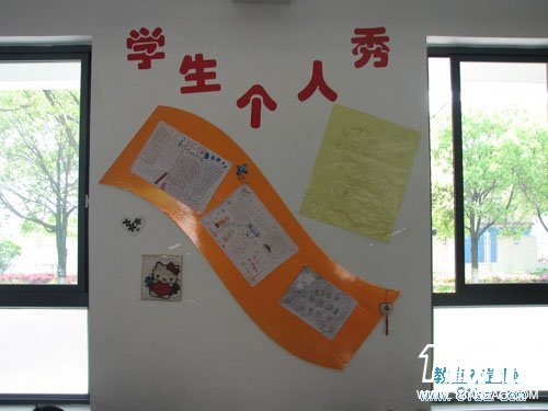 高中教室墙面布置图片: 学生个人秀