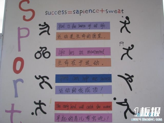 高二班级文化建设：墙面布置