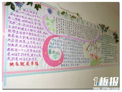 大学工商管理学院教室宣传栏设计