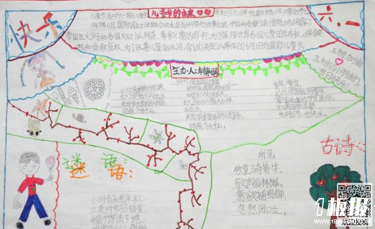 六一儿童节手抄报内容-儿童节的由来