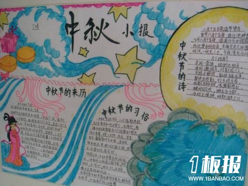 关于中秋节手抄报-中秋节的习俗