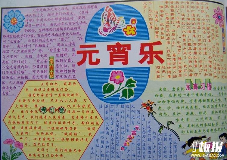 元宵节电子小报-元宵乐