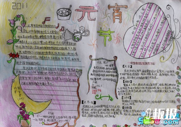 元宵节手抄报图片-如何科学吃元宵