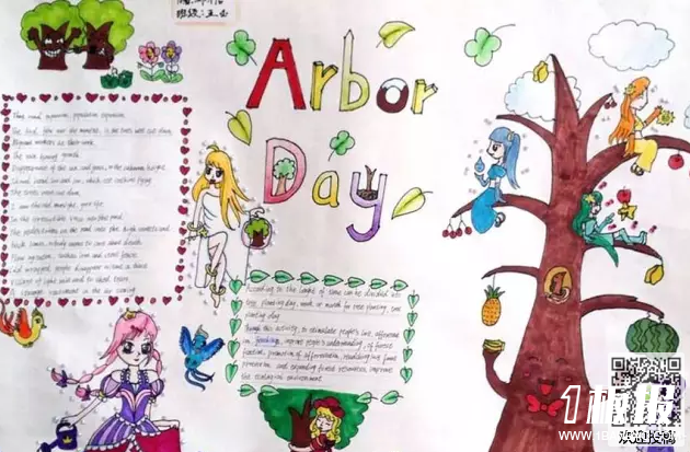植树节手抄报图片-arbor day