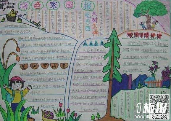 植树节的手抄报怎么画-植树活动