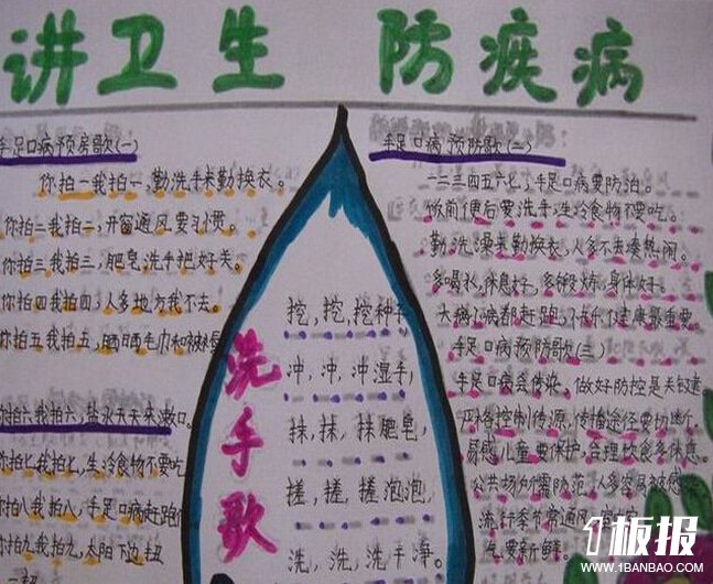 卫生教育手抄报图片大全_讲卫生防疾病