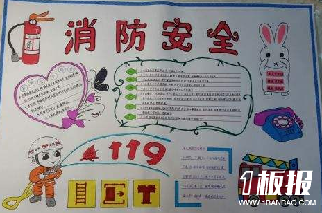 消防的手抄报图片大全-消防安全