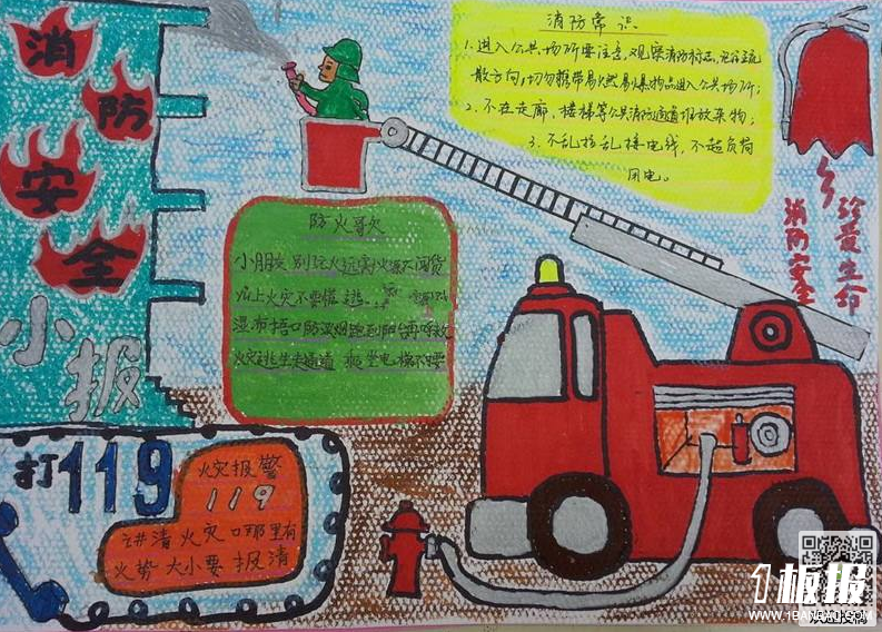 防火安全手抄报大全-消防安全