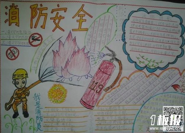 消防手抄报图片内容-消防安全