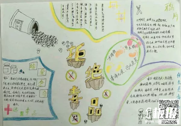 远离毒品手抄报简单-拒绝毒品