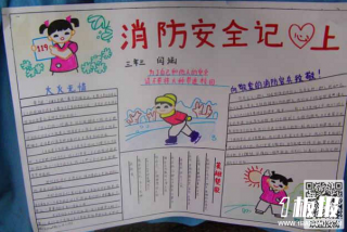 消防安全手抄报资料-消防安全记心