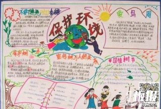 四年级保护环境手抄报图片-爱护大