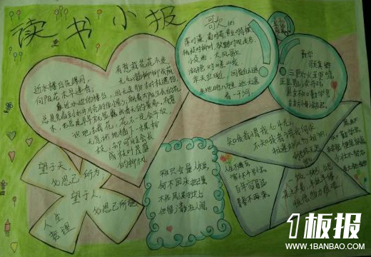 初中读书手抄报-读书小报
