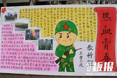 初中爱国手抄报的内容-热血青春