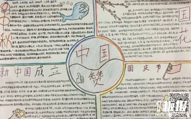 初中生爱国情怀手抄报-中国赞