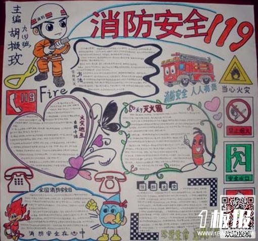 初中消防安全的手抄报-掌握消防知识