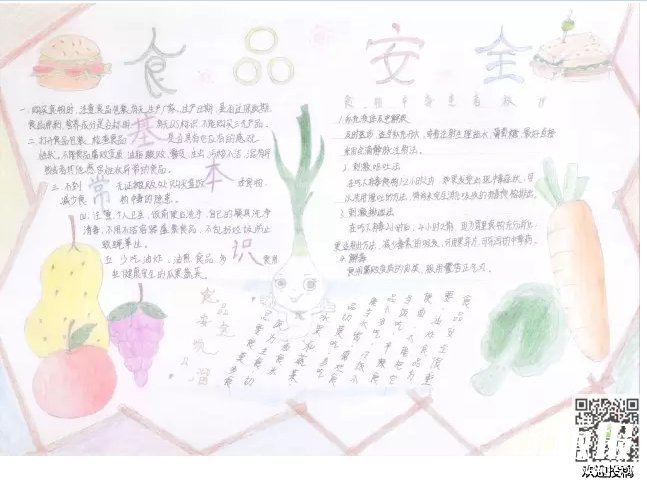 安全与食品安全手抄报-食品安全