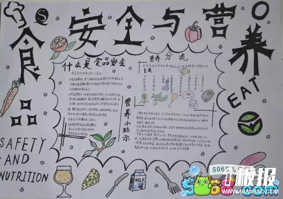 营养与健康-食品安全手抄报分享