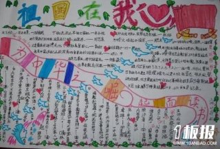爱国初中手抄报简单又漂亮-爱国主义精神