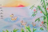 春天古诗词配画手抄报图