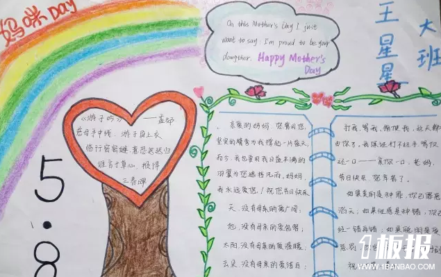 母亲节手抄报图片-妈咪day