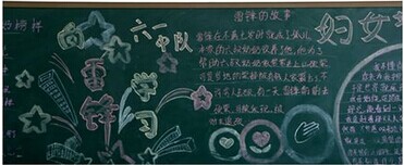 
学雷锋黑板报：雷锋日记之我要在困难中作个光荣的革命战士
