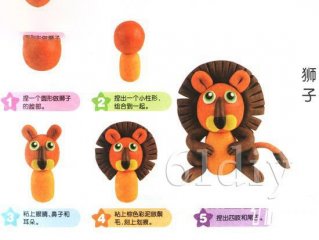 幼儿园手工——彩泥制作