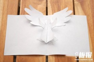 送给老师的立体天使