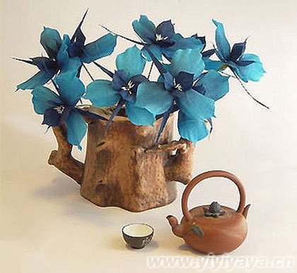 收缩纸,鸢尾花,纸花