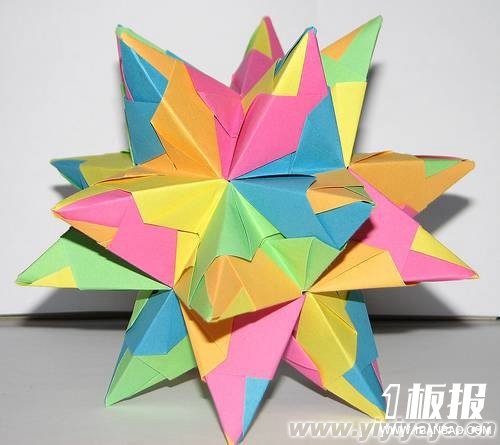 立体星星,折纸,纸星星