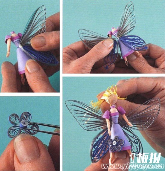 纸人 卷纸 衍纸 立体 5