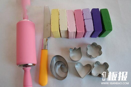 用彩泥制作彩蛋