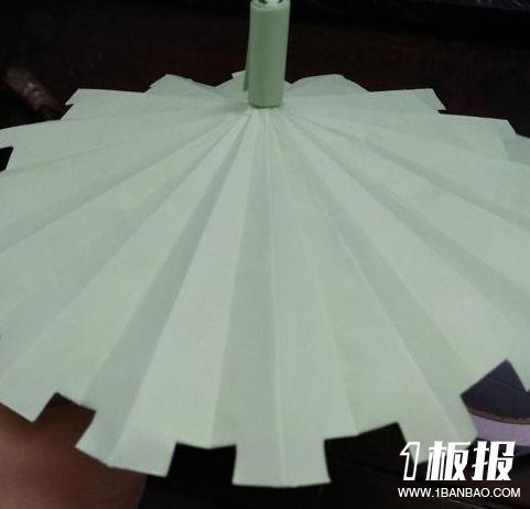 小彩纸怎么折雨伞