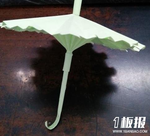 小彩纸怎么折雨伞