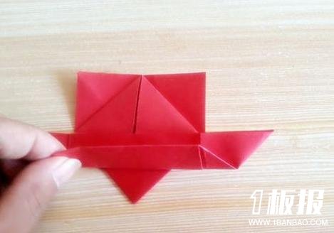 立体带翅膀爱心的折法图解