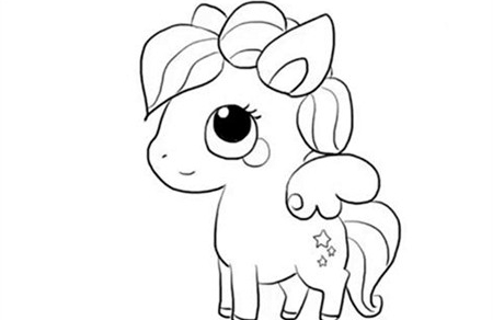 小马宝莉简笔画步骤