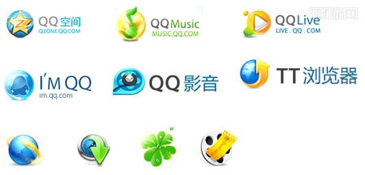 腾讯公司部分logo图片