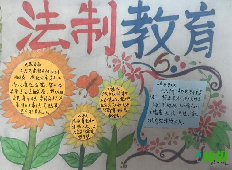 知法懂法守法手抄报内容2