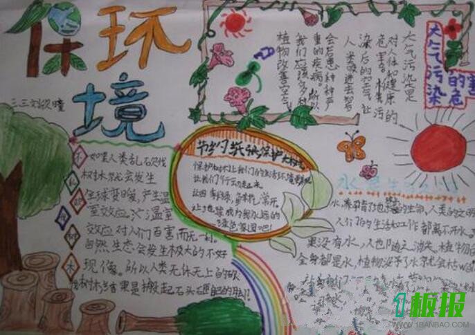 防治水污染手抄报内容3