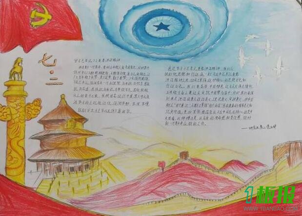 不忘初心的手抄报内容3